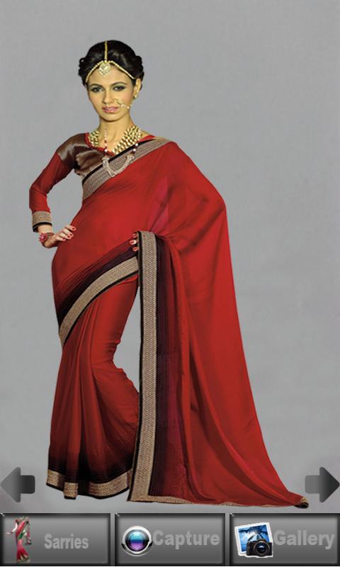 Woman saree suit style