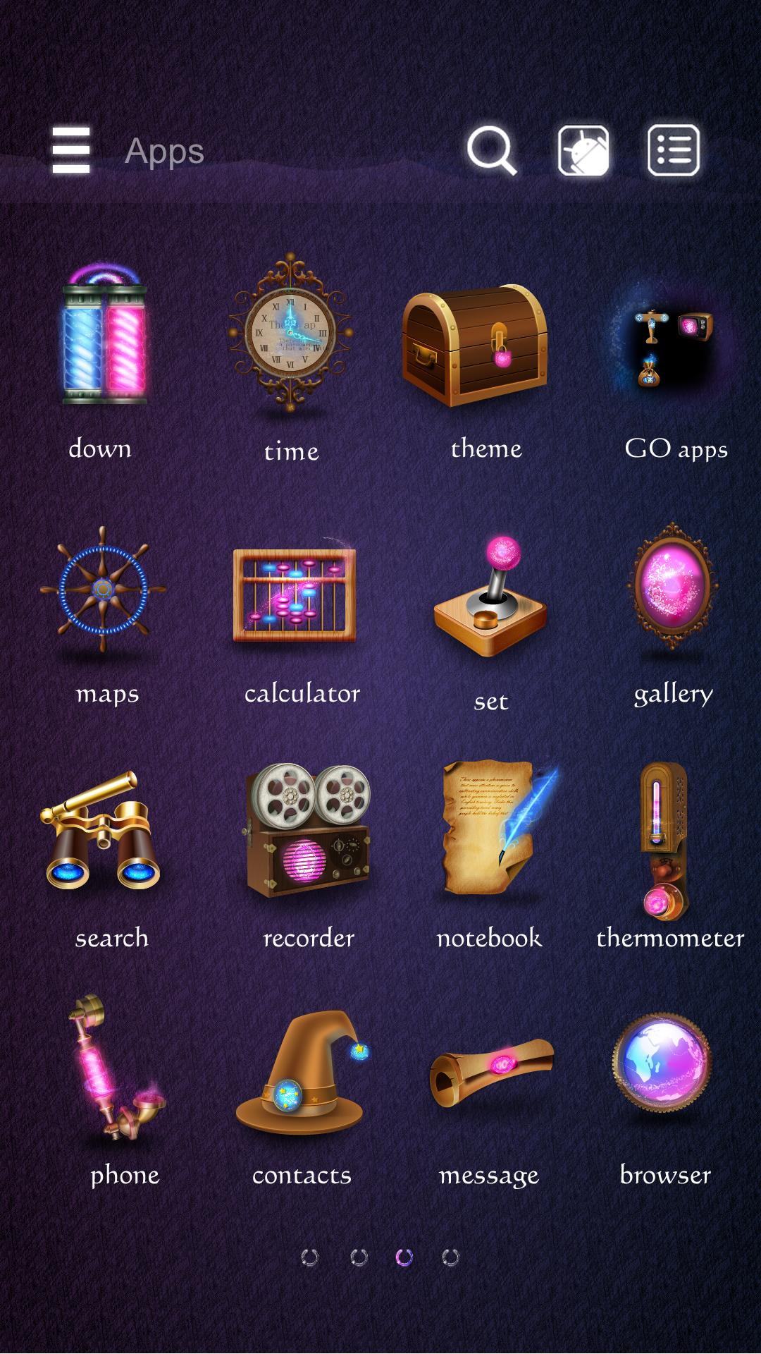 Magic World GO Launcher Theme