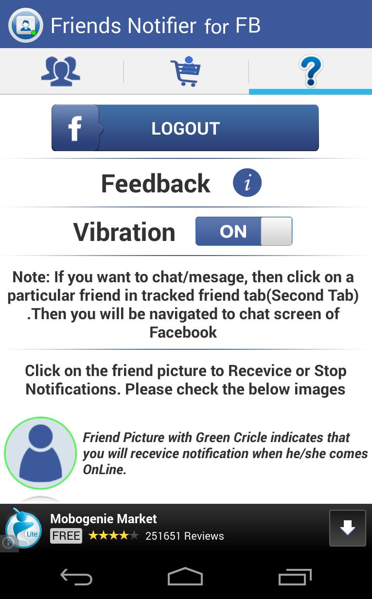 Friends Notifier for Facebook