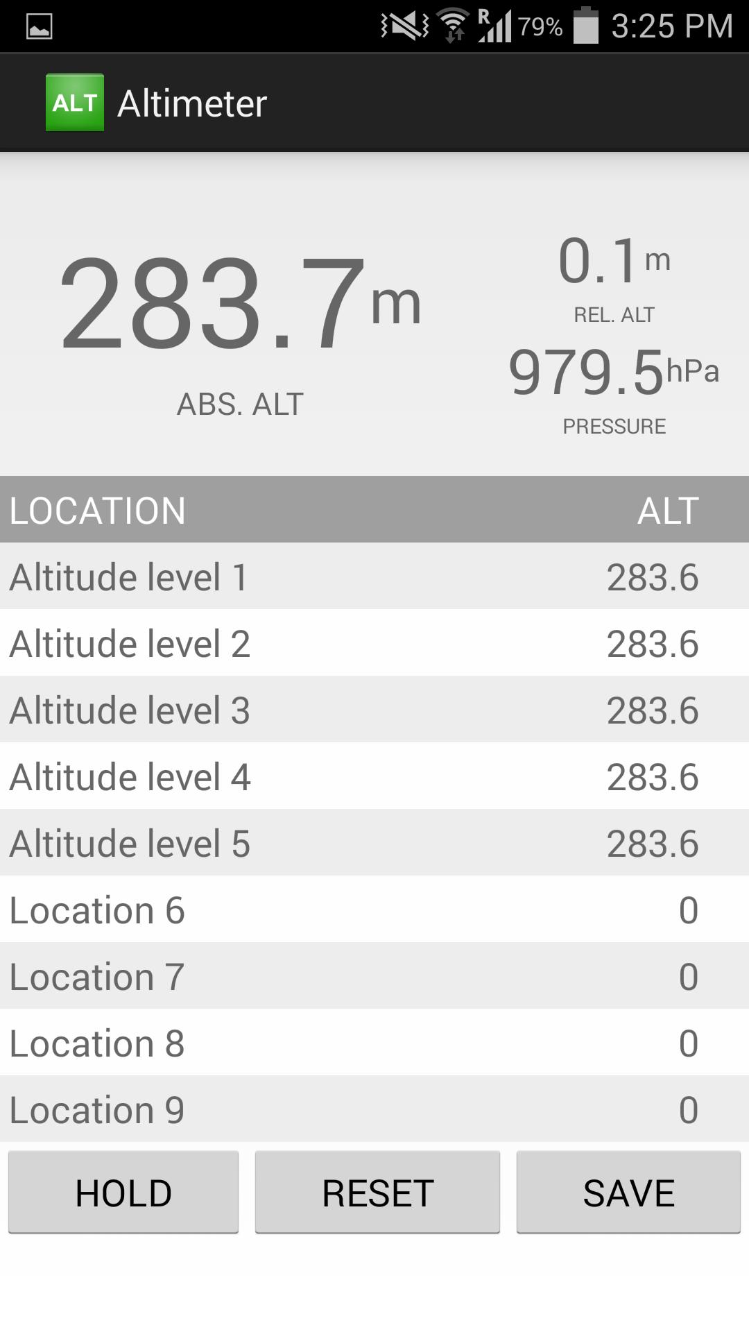 Altitude Meter