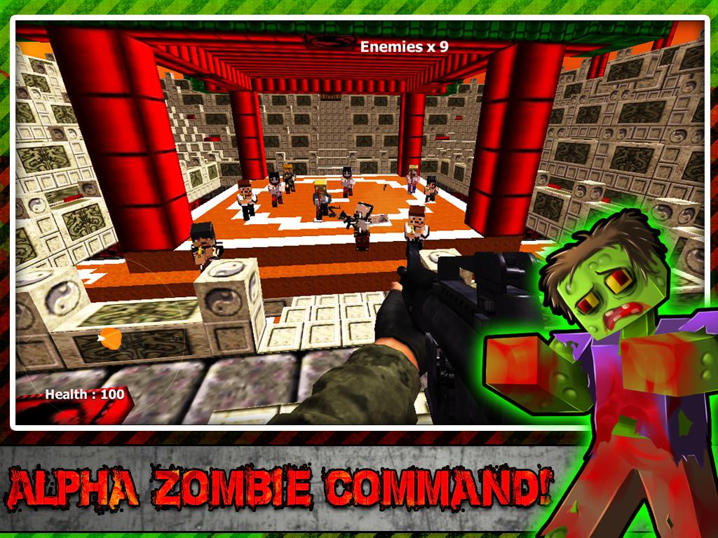 Cube Zombie Apocalypse Game