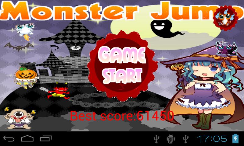 Monster Jump Ghost Monster