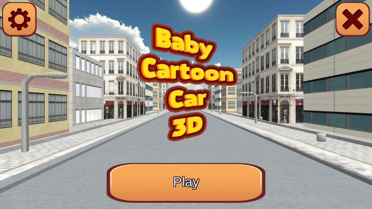 Baby Cartoon Car 3D