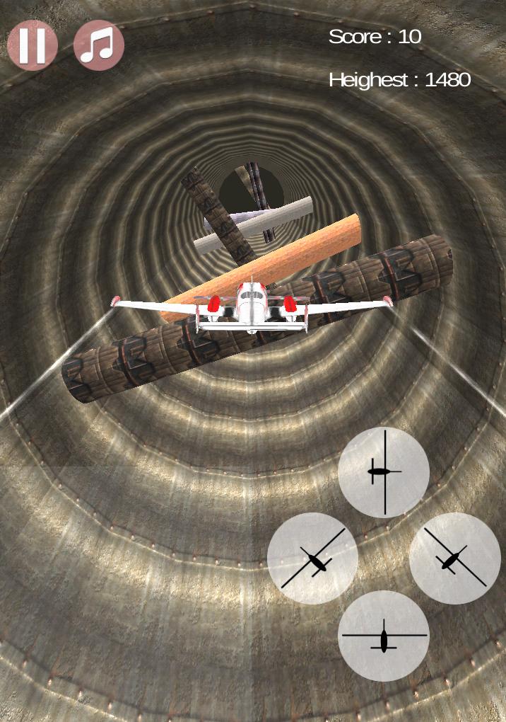 Ace Of The Tunnel - Plane Game