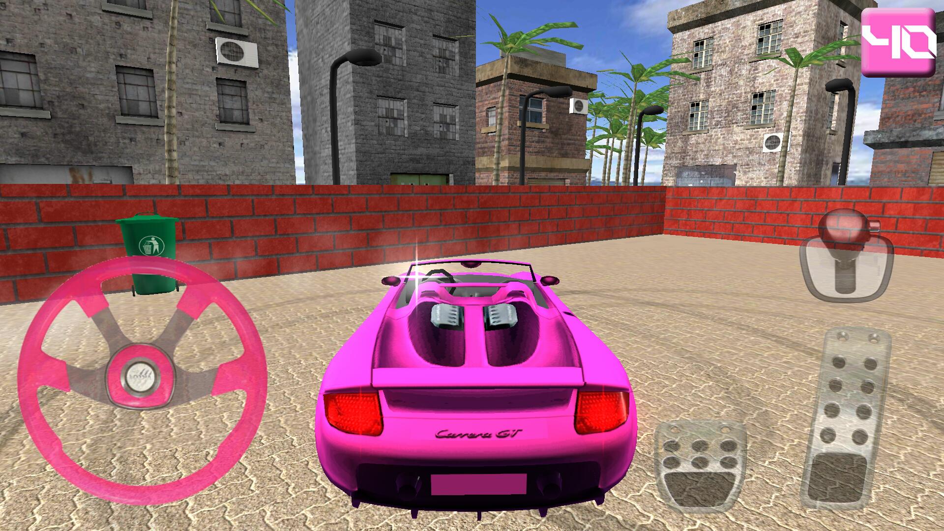 Girl Car Parking Game 3D