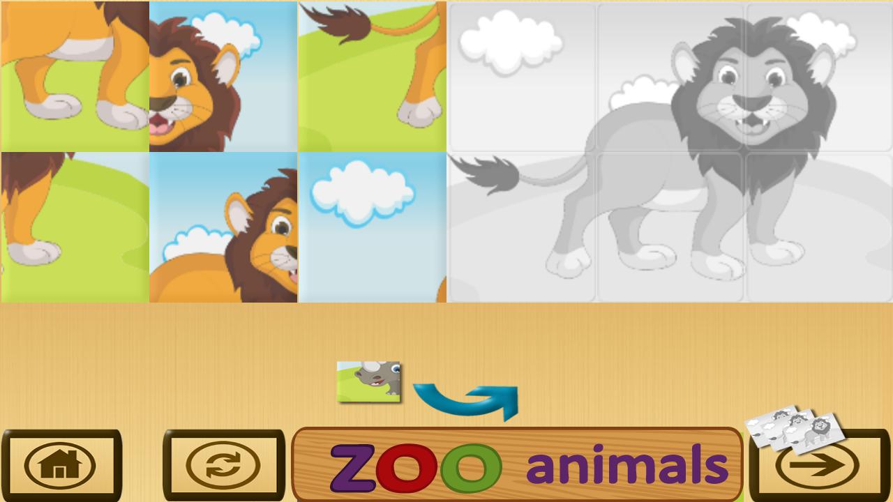 Preschool zoo puzzles