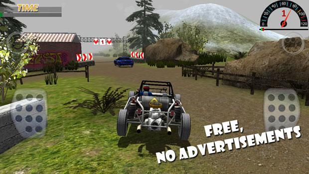 Car Crash Forest racing game