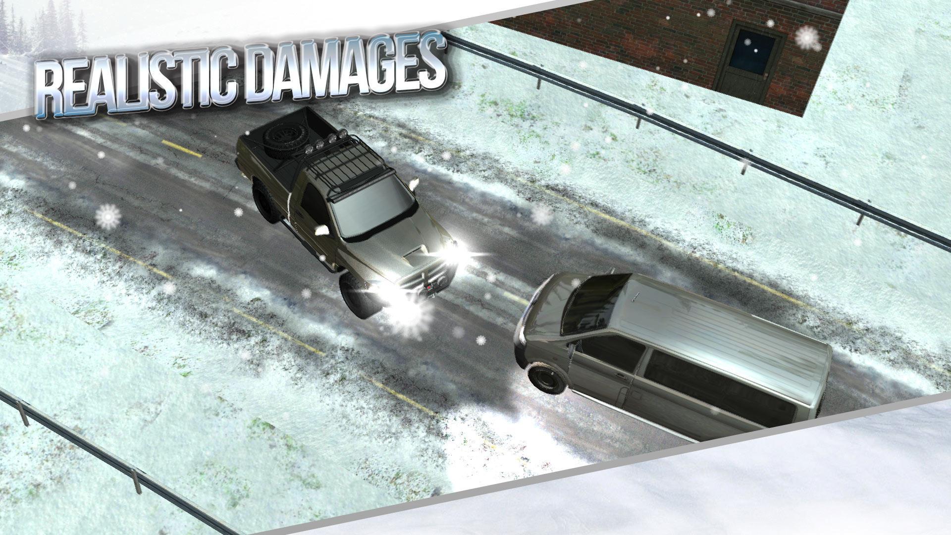 Winter Traffic Car Driving 3D