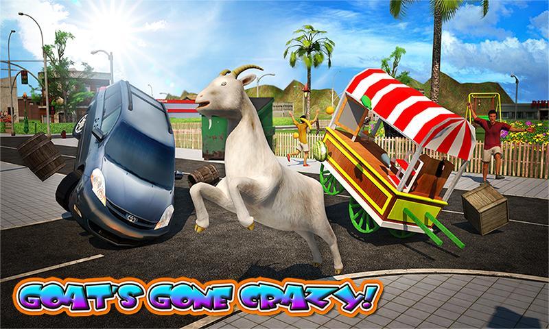 Crazy Goat in Town 3D