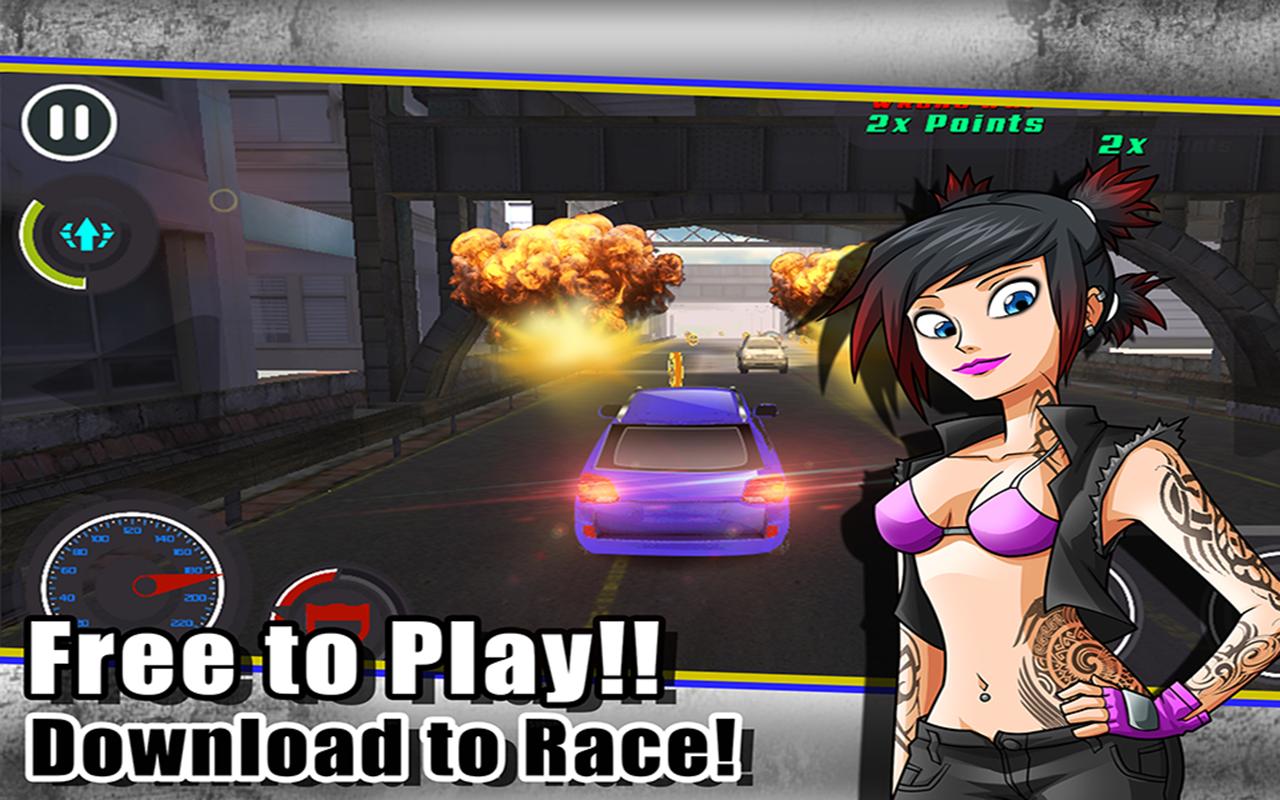 Hot Asphalt Traffic Race Car