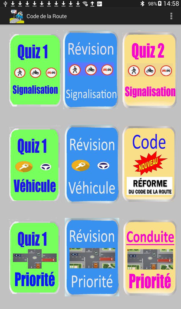 Quizz Code de la Route