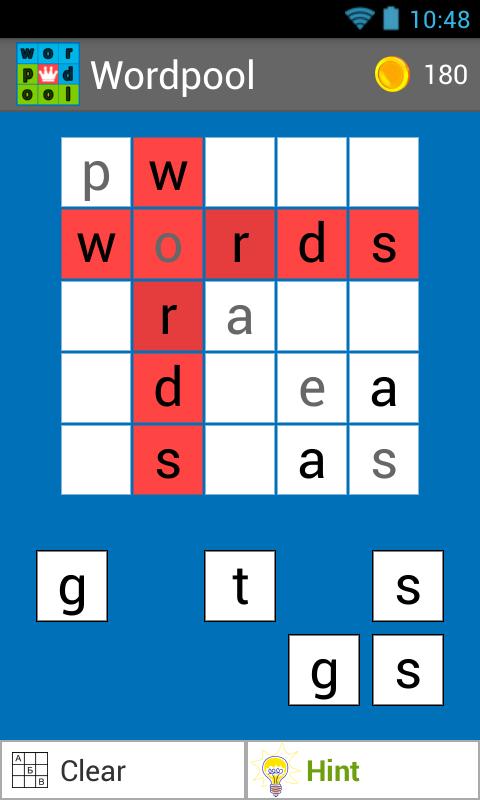 Wordpool: crosswords!