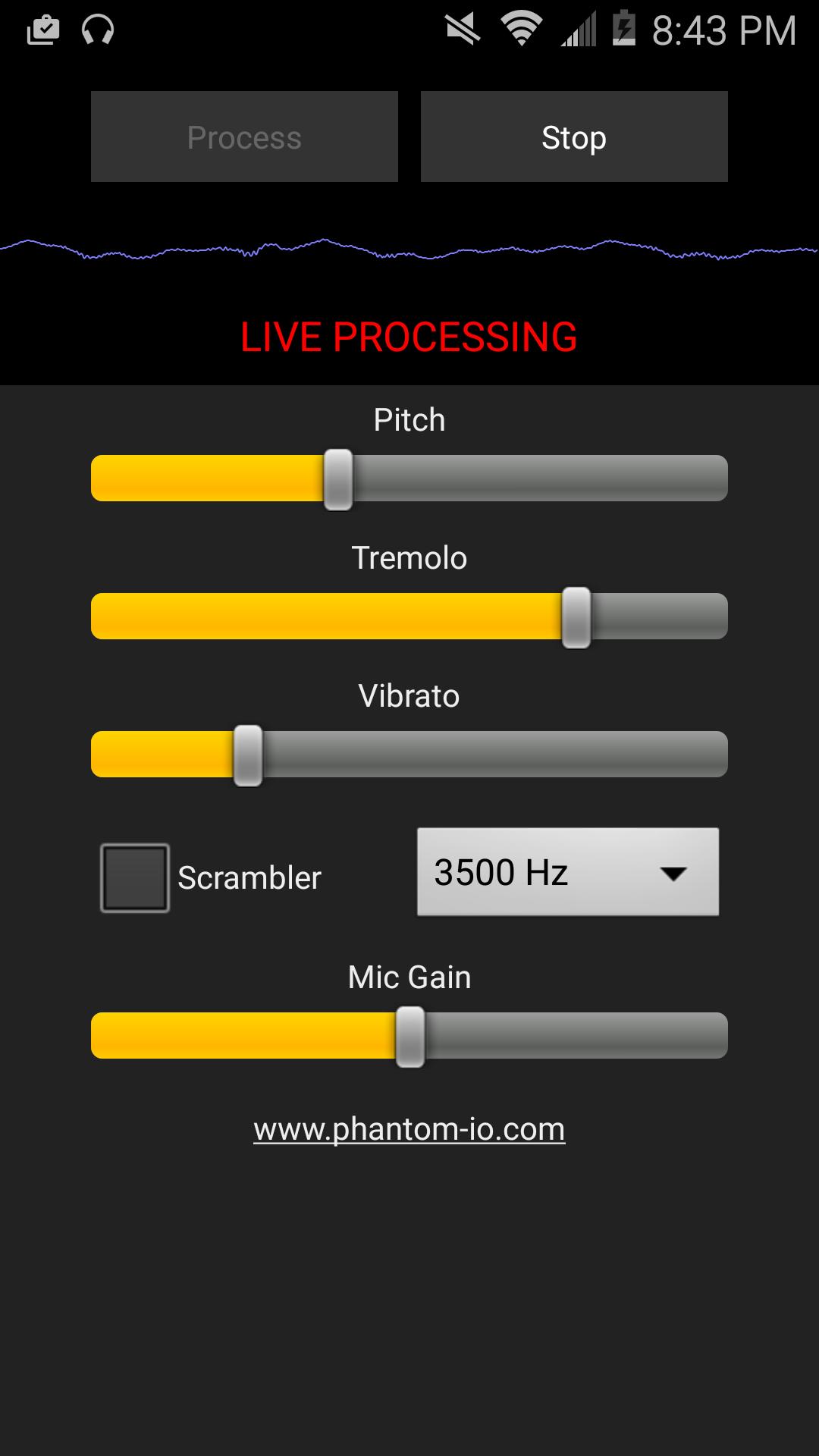 Real-Time Voice Scrambler