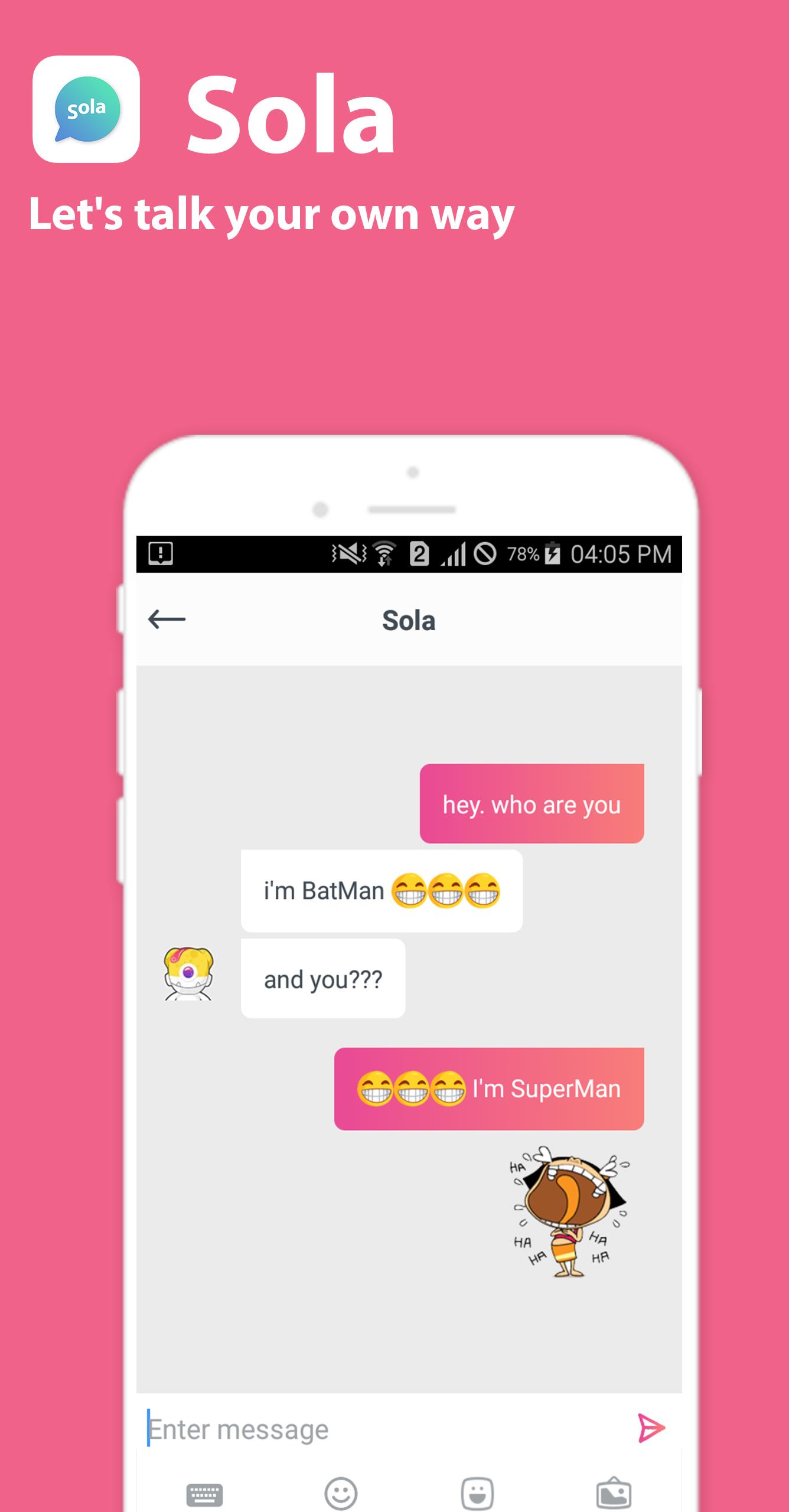 Sola - Stranger chat, Anonymous chat & Date