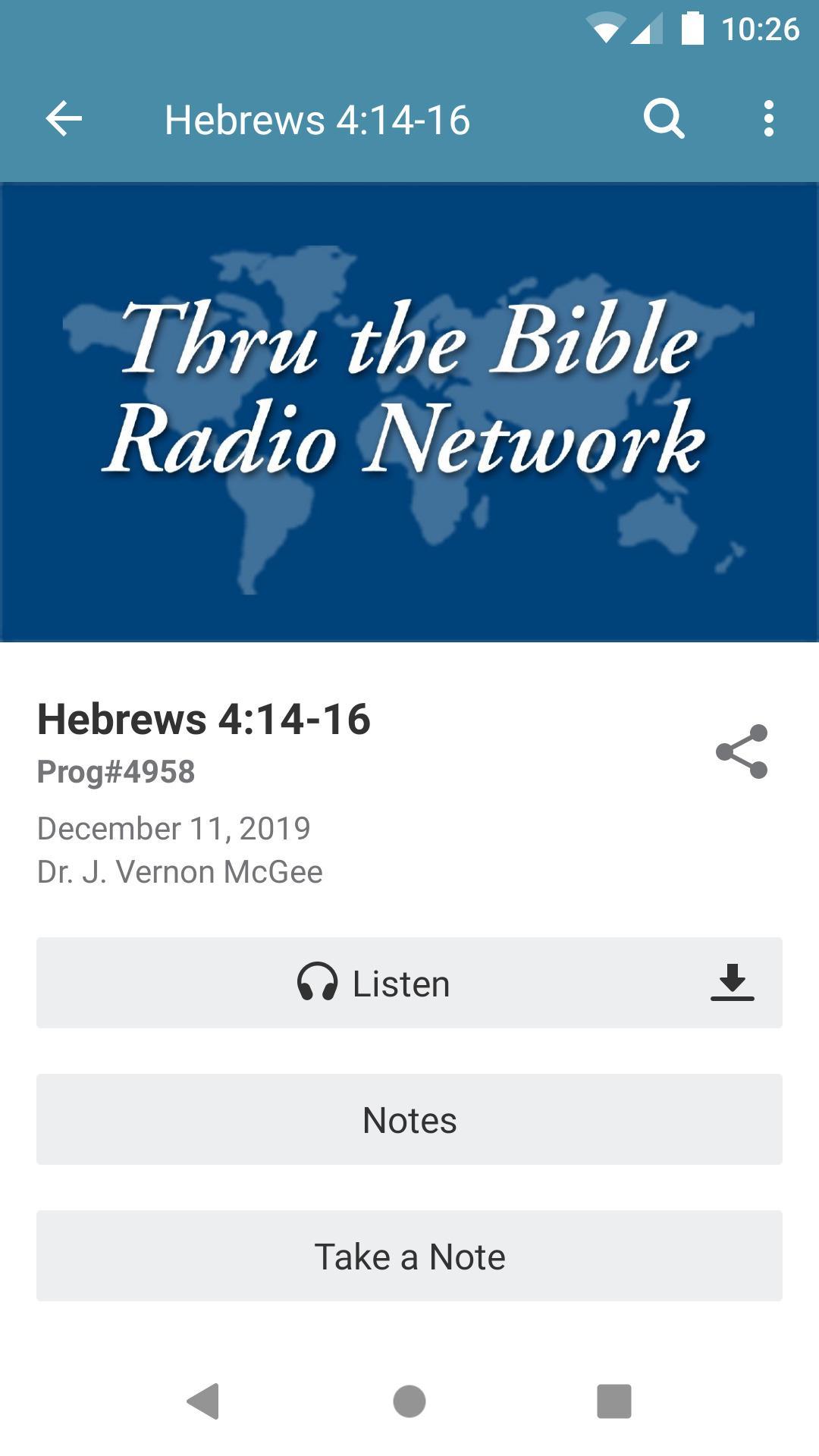 Thru the Bible Radio Network