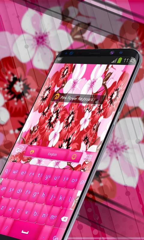 Pink Flower Keyboard