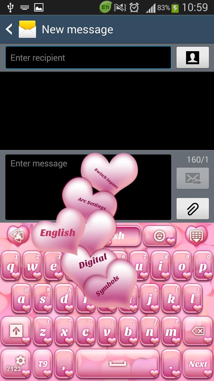 Hearts Keyboard