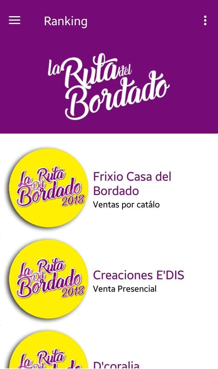 Ruta Del Bordado