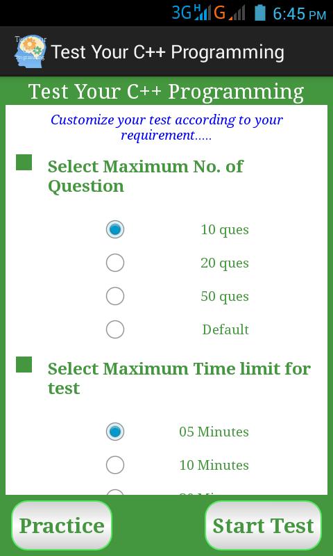 Test Your C++ Programming