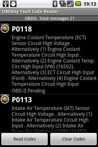 OBDKey Fault Code Reader