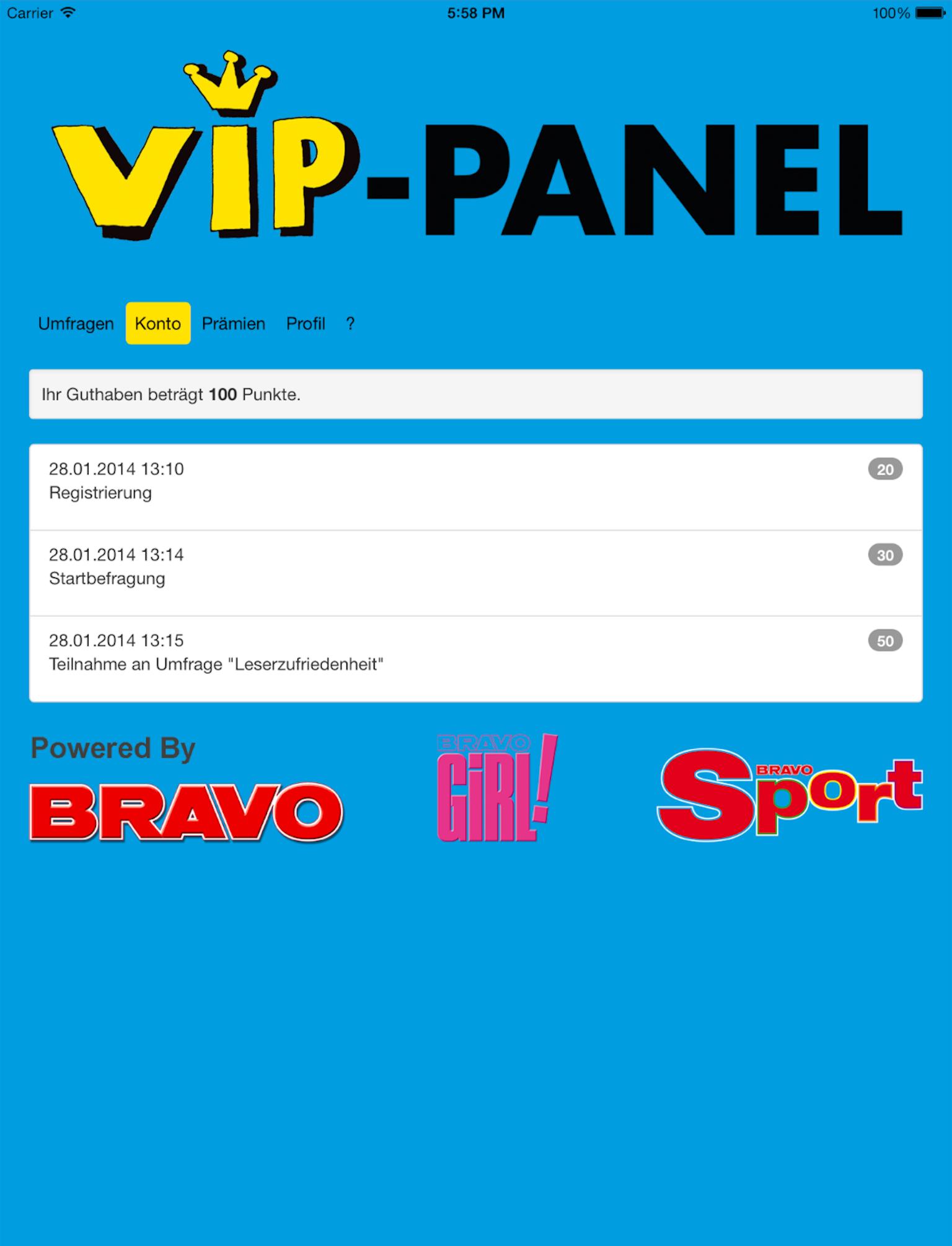 VIP-Panel