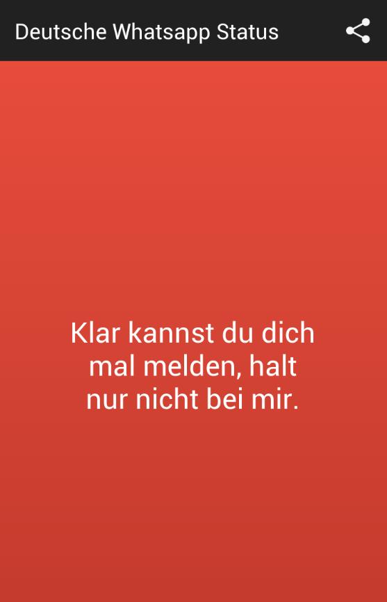 Deutsche WhatsApp Status