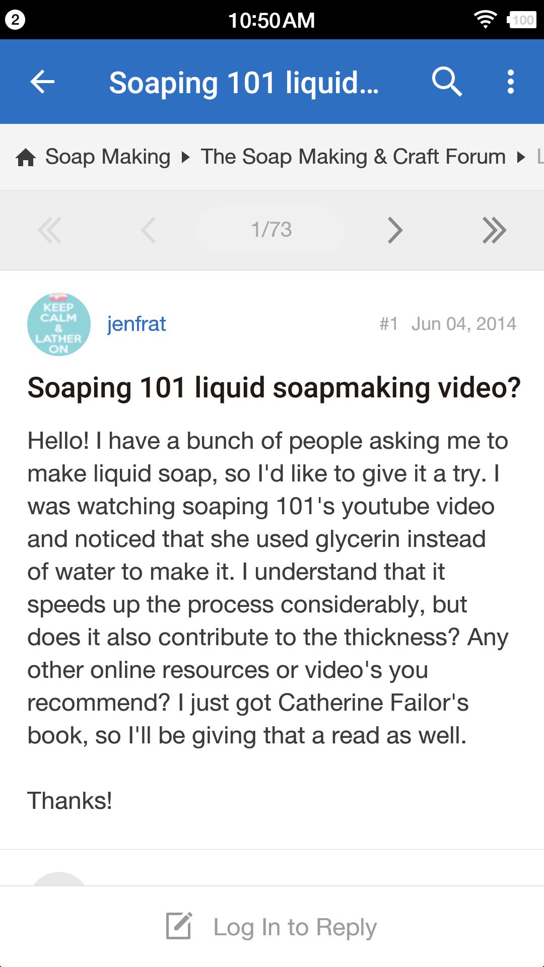 Soap Making