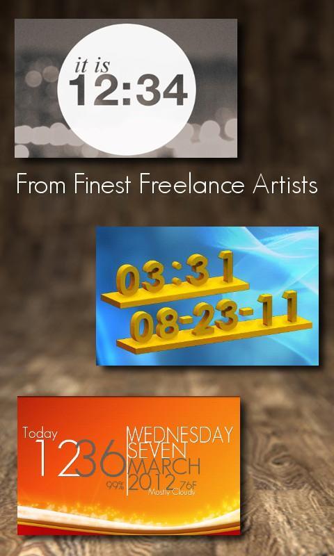 One More Clock Widget Free
