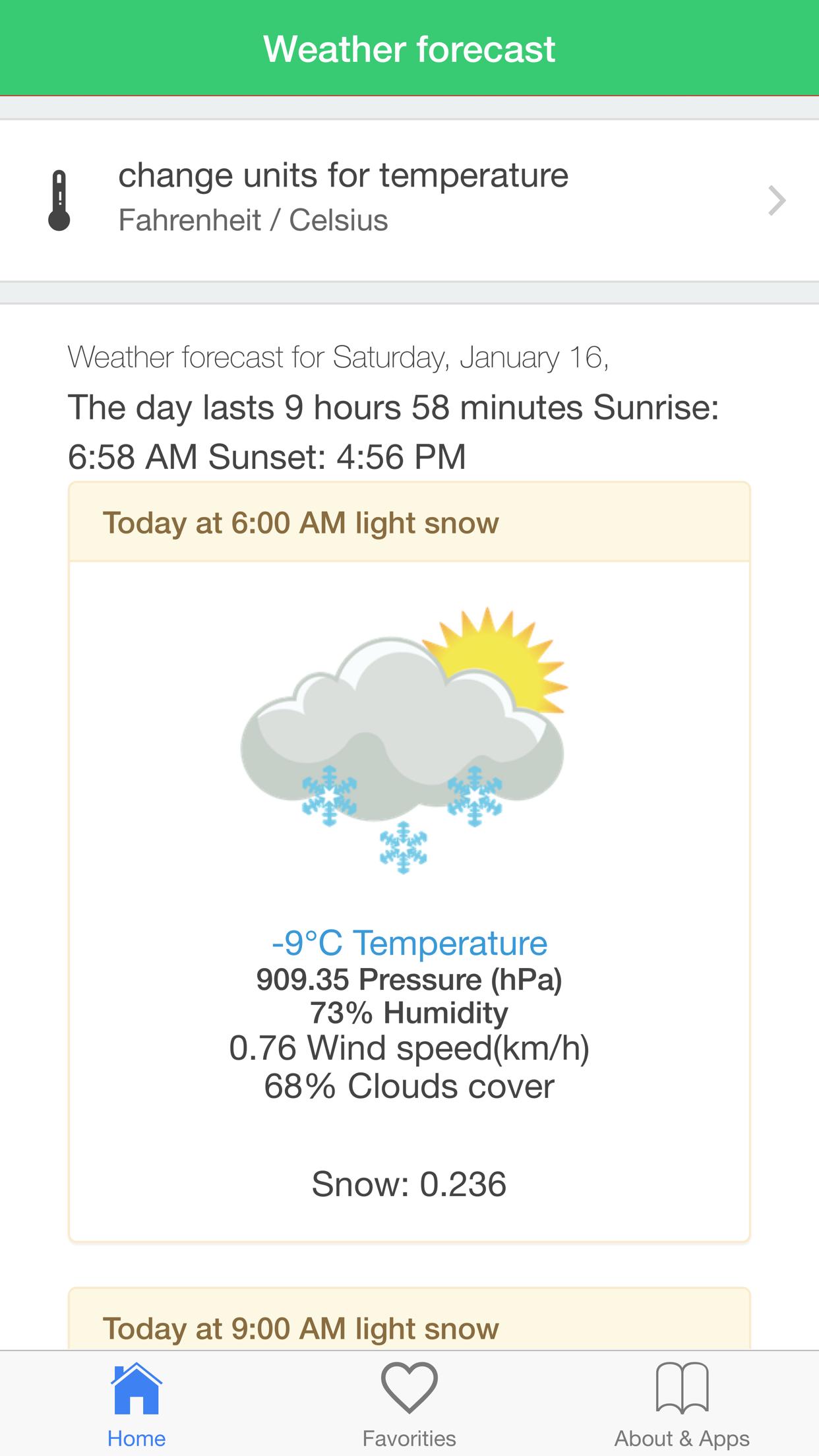 Japan weather forecast