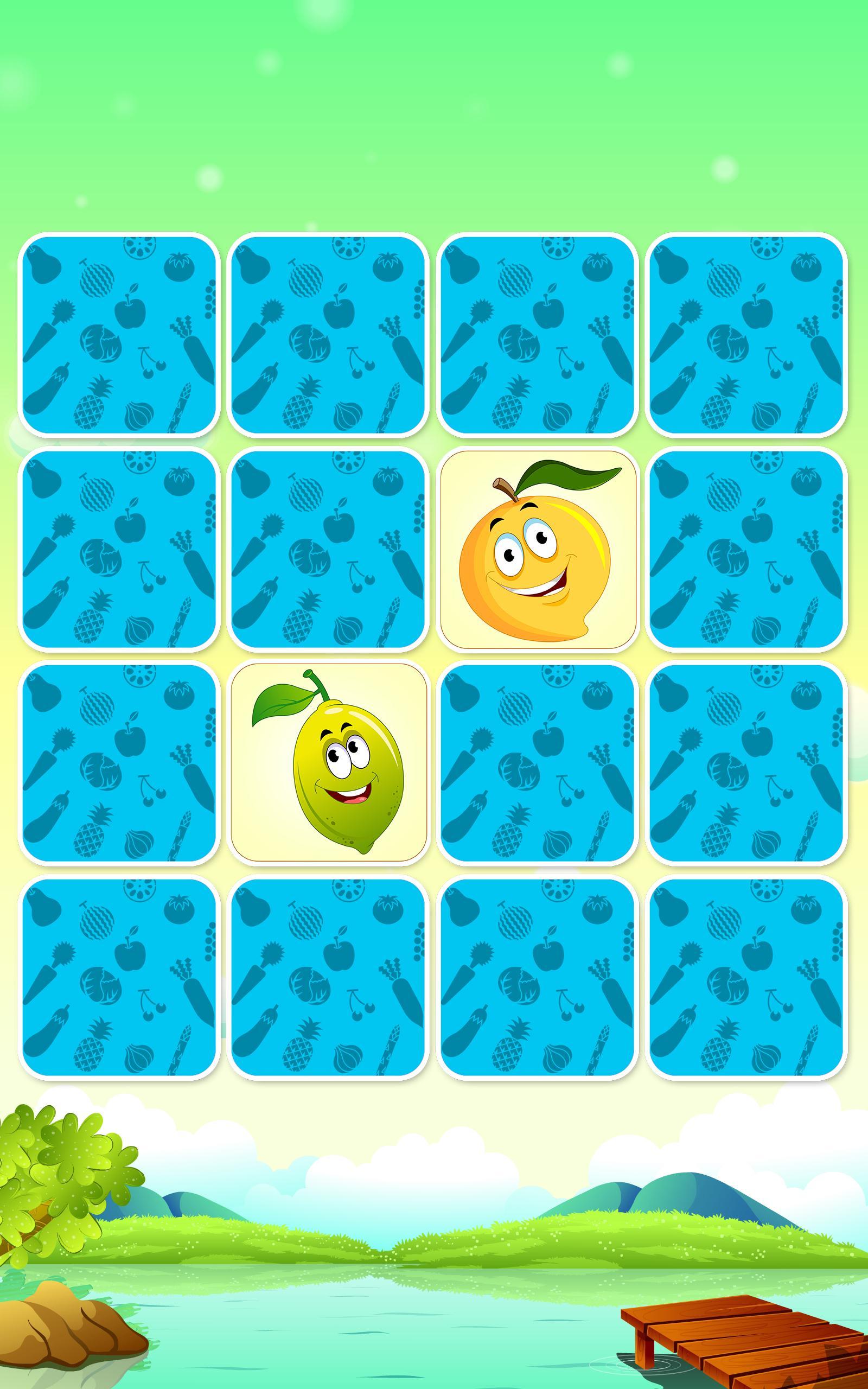 Fruits Memory Match Game