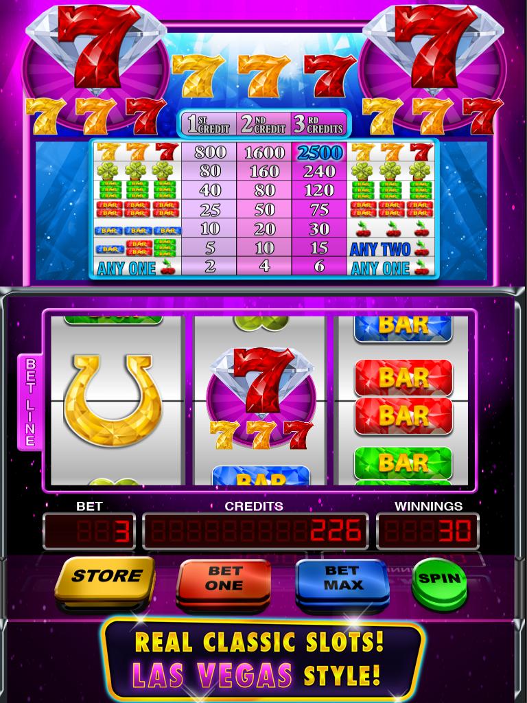 Diamond Double 7's Slots Vegas