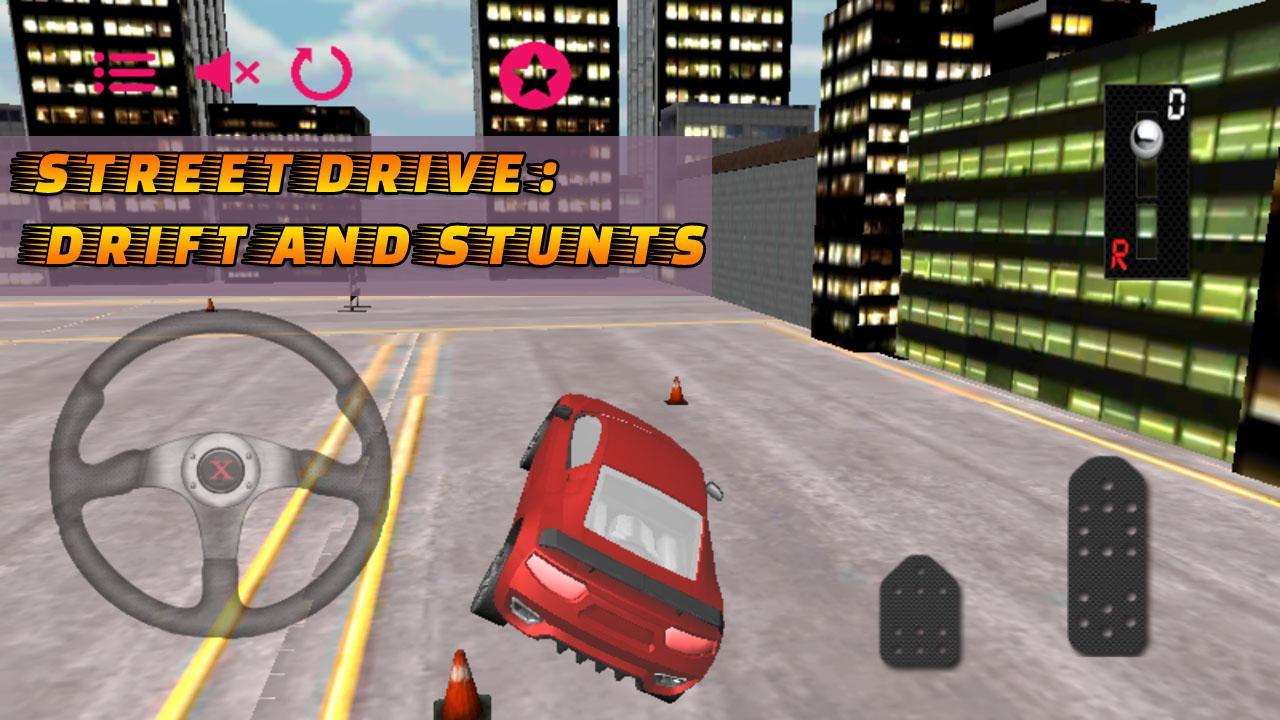 street drive: drift and stunts