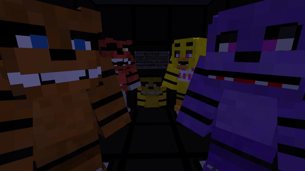 Five animatronic at night MCPE