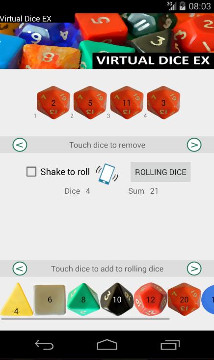 Virtual Dice EX