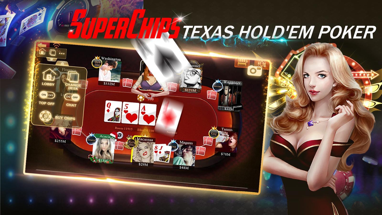 Super Chips Texas Holdem poker