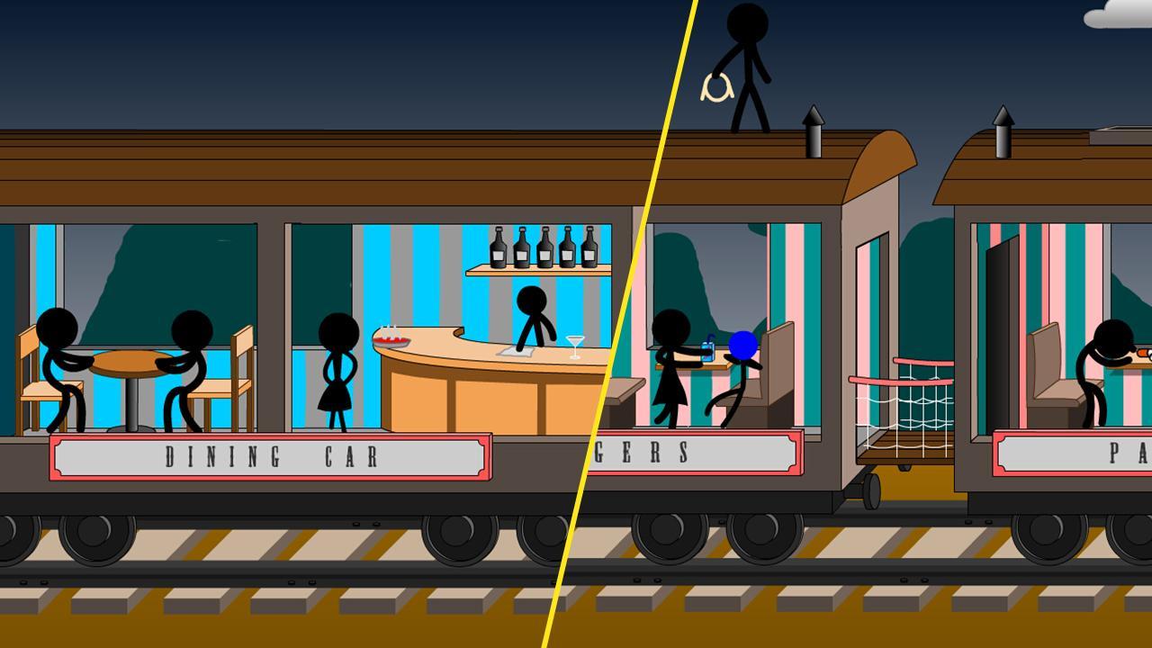 Stickman Death Train