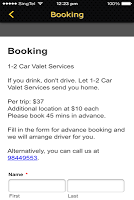 1-2 Car Valet Services