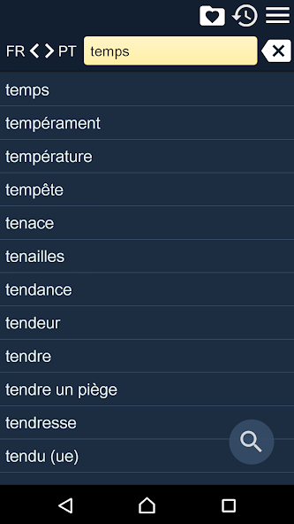 French Portuguese Dictionary