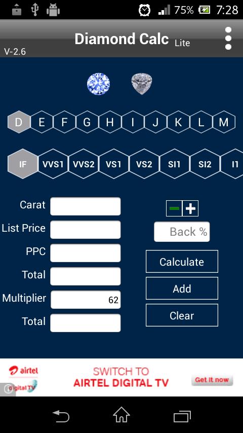 Diamond Calc Lite