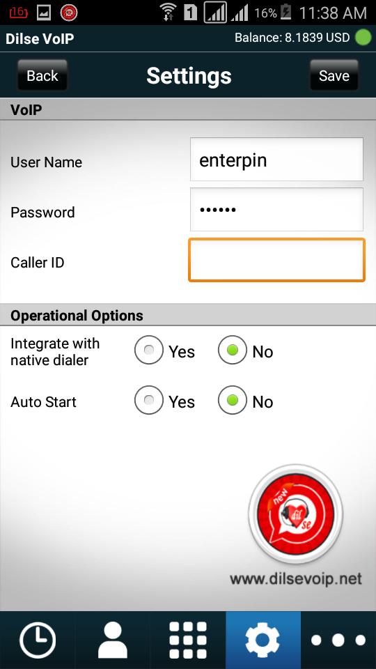 Dilse Voip  Latest Version