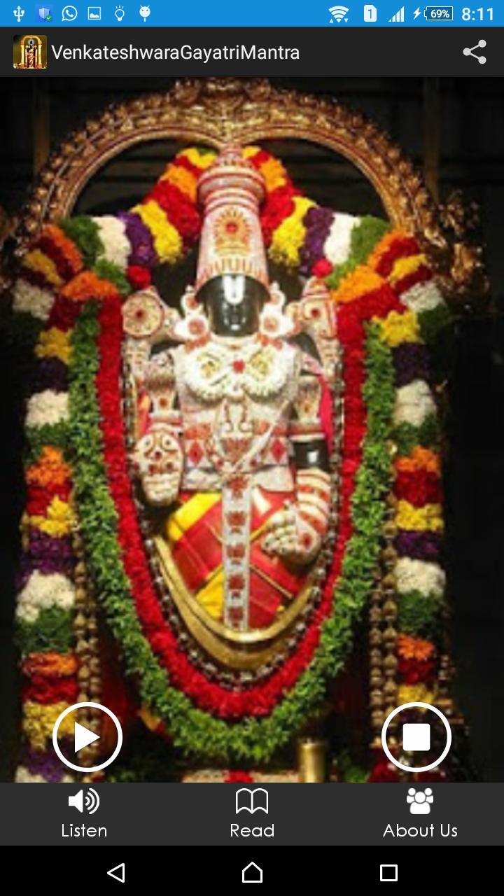 Venkateswara Gayatri Mantra