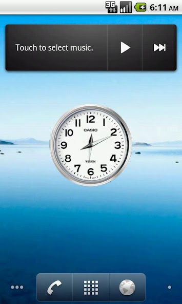 Clock save battery time alarm