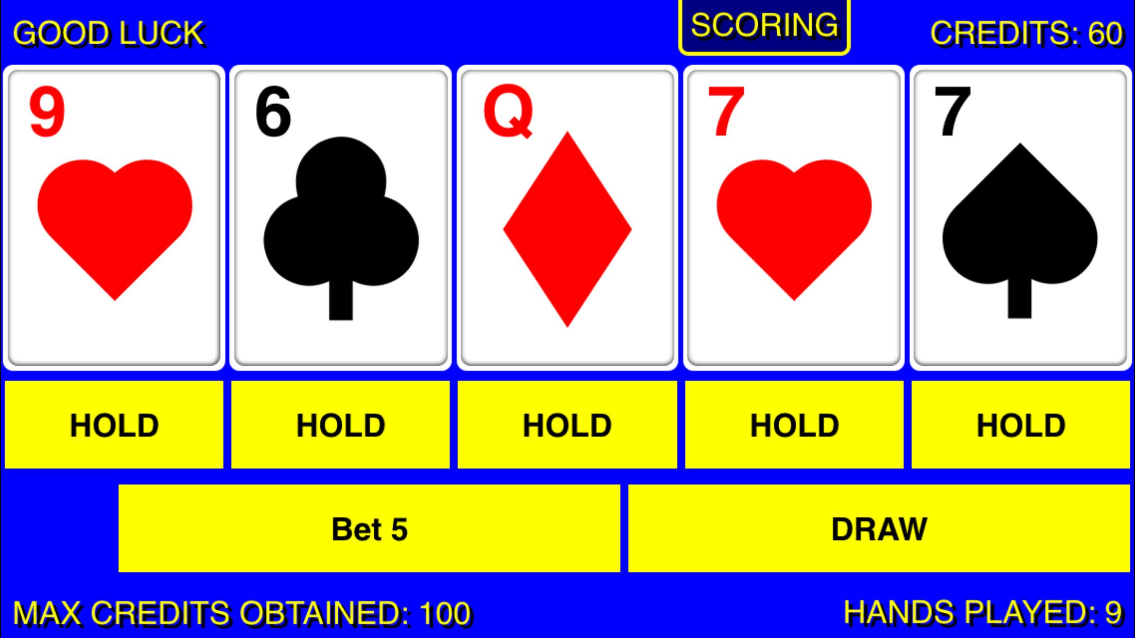 JS Video Poker