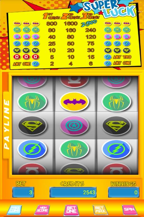 Superhero Slots 777