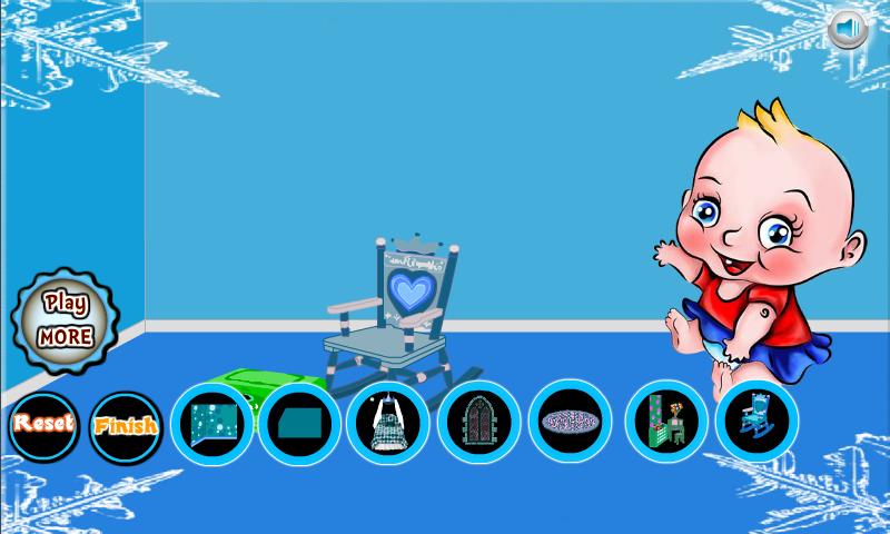 Frozen Princess Baby Room Game