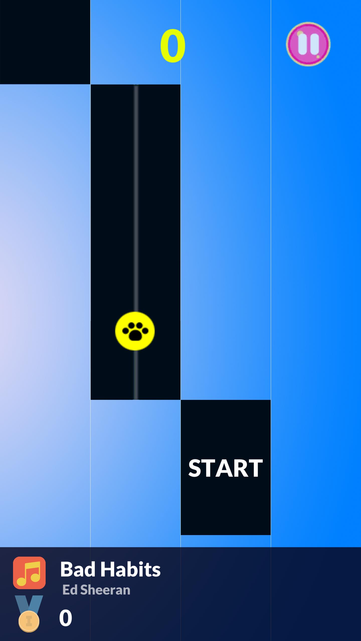 Bad Habits Piano Tiles Game 2021