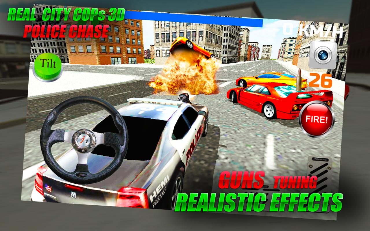 Real City COPs 3D Police Chase