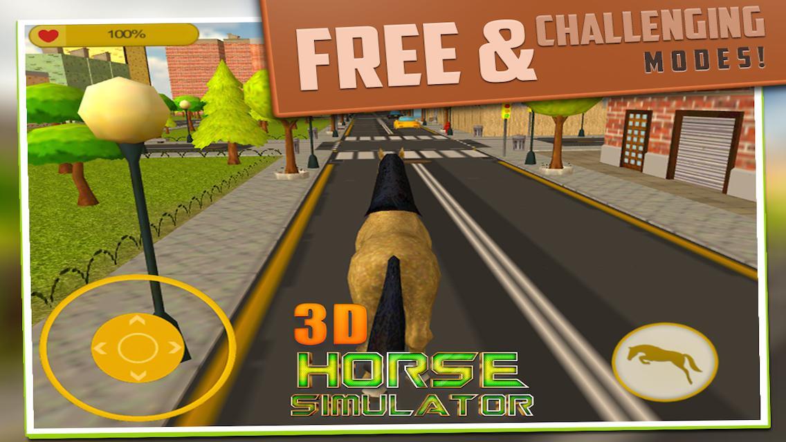 3D Horse Simulator Game Free