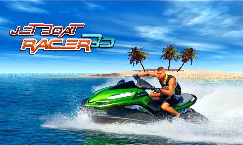 Jet boat racing 3D: water surfer driving game