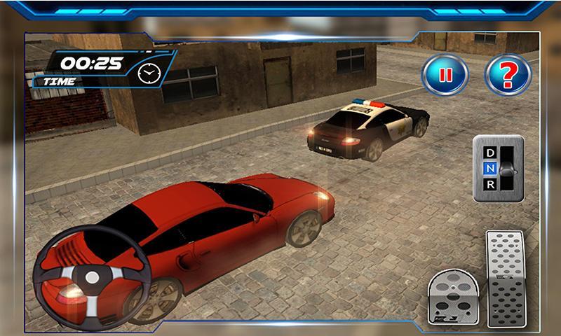 Real Police Car City Driver 3D